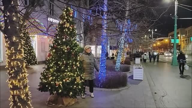 Прогулка по вечернему Новогоднему Севастополю. 31.12.2024.