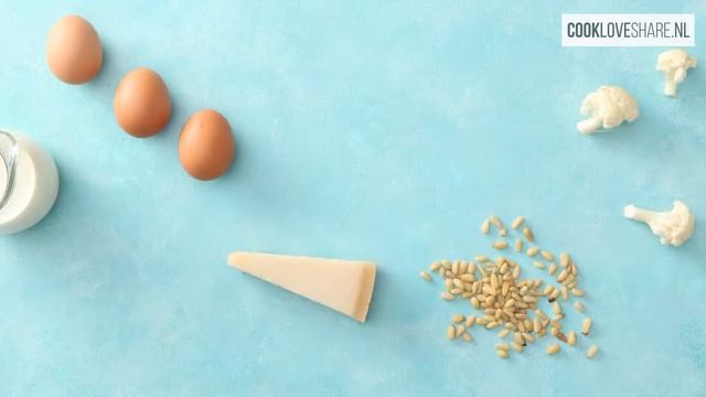 Pasta Carbonara met geroosterde bloemkool - CookLoveShare