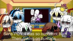 Undertale reacts to Dont Have To Hide (Undertale Comic Dub) The Misfits/bad child part 3