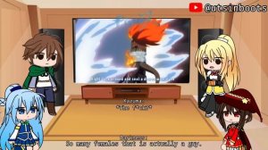 Konosuba React to Rimuru Tempest「Part 1/?」