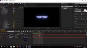 Neon Text in After Effects | ᴁ-tutorial | #4 (Saber)