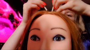 АСМР.Массаж головы,перебирание волос,расчёсывание волос.ASMR. Head massage,hair sorting,hair combing