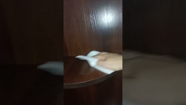 хак, чтобы дольше не накапливалась пыль на горизонтальных поверхностях