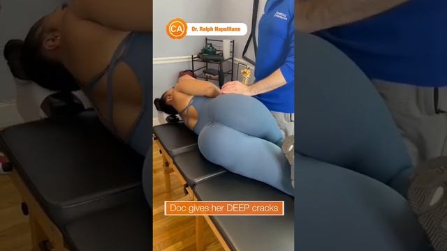 Bouncy Back Cracks  ASMR  Chiropractic Exam #asmr #short #shorts