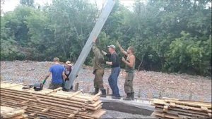 Ставим колонны