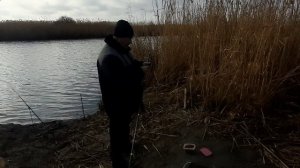 Рыбалка на реке Ея 1 января.