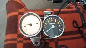 HONDA VTX 1800 obrotomierz tachometer.AVI