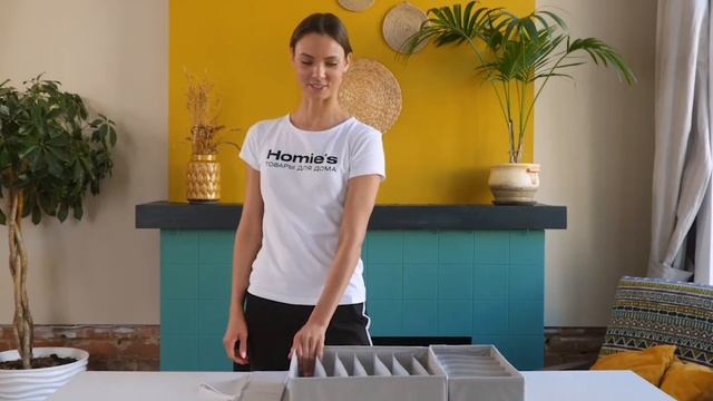 Кофр (органайзер) для хранения белья и вещей, серый. Артикул - kofr3grey смотреть онлайн