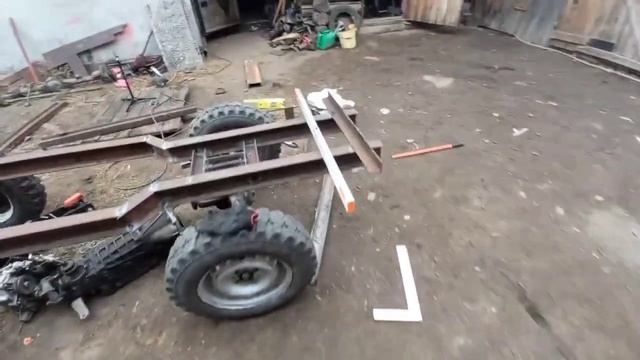 Минитрактор классика 4х4.Рама