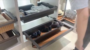 Выдвижная полка для обуви Unihopper с доводчиком clip-on Moka