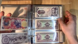 Моя коллекция банкнот Венесуэлы 1960-2005