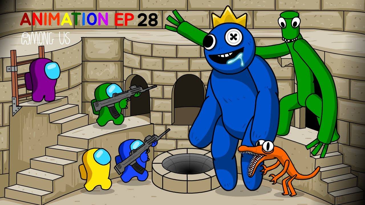 АМОНГ АСЫ ПРОТИВ РАДУЖНЫХ ДРУЗЕЙ. АНИМАЦИЯ