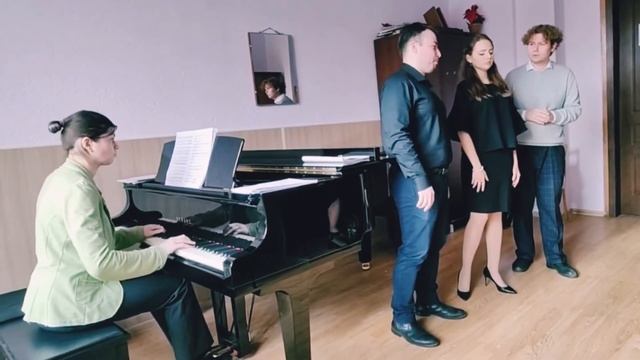 Терцет “Cosa sento” (“Свадьба Фигаро”, Моцарт) - Полина Тропашко & Пётр Савельев & Марк Дурасов