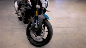 2024 CF Moto 450NK in Zephyr Blue Walkaround