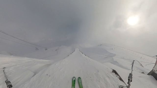 Tignes - Val-d'Isère Ski Resort, France 2023 | 4K | Insta360x3 & DJI MINI 2