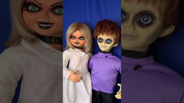 Tiffany & Glen 🥰 #seedofchucky #custom #dollcollector #lgtb #tiffany #glen #halloween