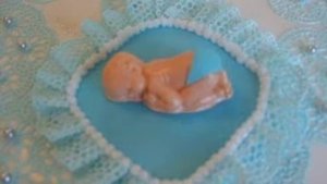 Торт на рождение малыша Часть1