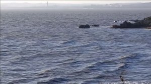 Керчь.Берег, море районе парка Приморский 02.01.25