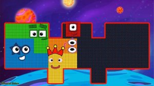 NUMBERBLOCKS PUZZLE Tetris Game 3000 ASMR BIG Numberblocks Thousands Fan made / Satisfying Video