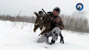 УДАЧНАЯ ОХОТА НА ЛУНКАХ В СНЕГОПАД