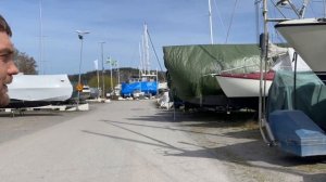 VLOG / Открытие Сезона яхтинга. Maxi 95 - 3 года стояла на суше. Спуск яхты на воду в Швеции.