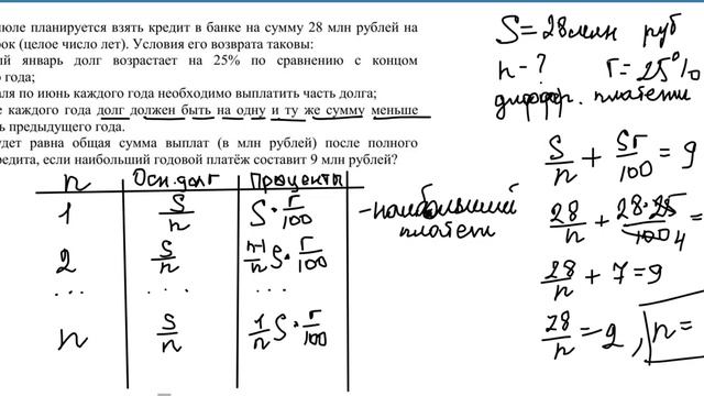 Экономические задачи кредиты 13