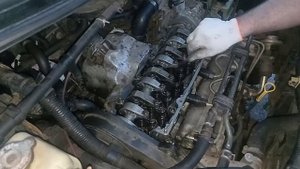 Регулировка клапанов на дизельном моторе RF5C