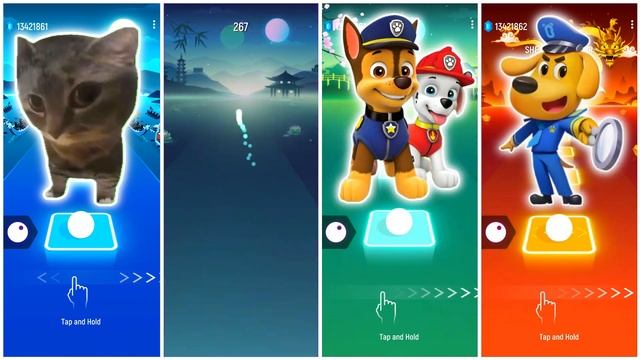 Chipi Chapa Cat 🆚 Sonic Prime 🆚 PAW Patrol 🆚 Sheriff Labrador Who Is Best🎯 in Tiles Hop EDM Ru смотреть онлайн