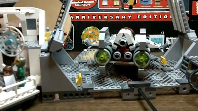 Lego Star Wars 7754 Home One Mon Calamari Star Cruiser Set Review смотреть онлайн