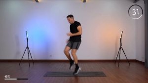 15-минутная тренировка для сжигания жира и кардио — ВСЕ СТОЯ — Без оборудования, без повторений