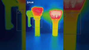 Imalent MS12 & Acebeam x70 Max Output Temperature Measurement By Thermal Imager