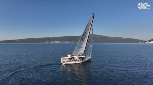 Оверштаг без потери скорости в слабый ветер на яхте j70