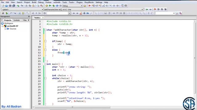 C Programming Exercise   Using realloc   Must Watch   English
