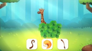 У кого очень длинная шея? | Познавательный мультик для детей