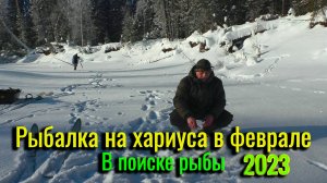 Рыбалка на Хариуса в феврале. В поиске рыбы по таёжным рекам. Рыбалка в Коми.