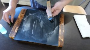 Подготовка к работе камня Арканзас Софт. Держатель для правки камней.