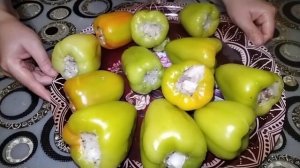 фаршированные перцы. голубцы таёрлаш.