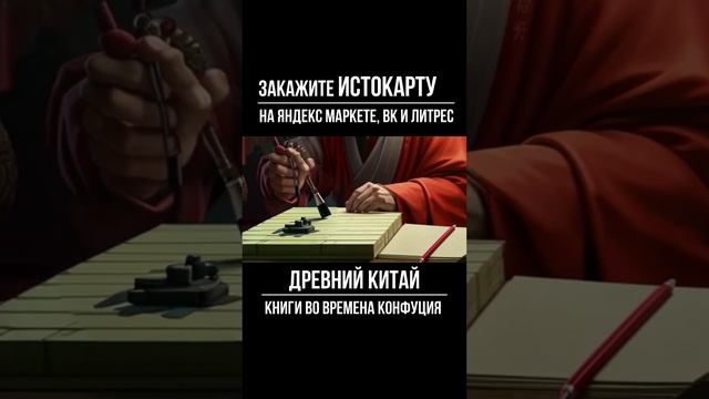 Книги во времена Конфуция. Древний Китай. Истокарта. Histomap смотреть онлайн
