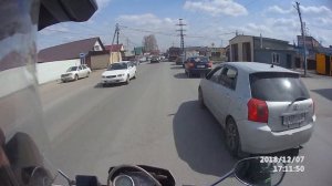 Объезжаю пробку. Новосибирск, ул Большая