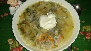 Капустный суп с кольраби, перцем и горчицей