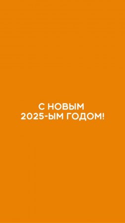 С новым 2025 годом