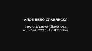 Евгений Данилов "Алое небо Славянска"