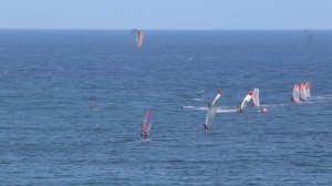 Kitefoil and windsufing slalom