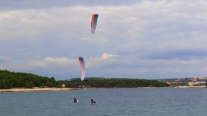 Kite foiling in Premantura. Кайтинг в Премантуре