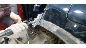 Ремонт заднего крыла TOYOTA RAV 4