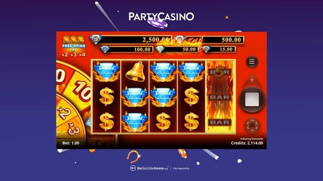 9 Blazing Diamonds - Slot of the week - 16/04 смотреть онлайн