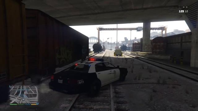 Grand Theft Auto V, GTA 5, #police , #gangster , #escape , retarded siren, #games смотреть онлайн