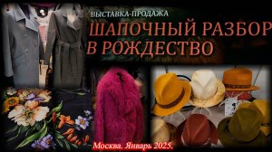 Выставка-продажа "Шапочный разбор". Московский Дом Художника. Москва.  Январь 2025