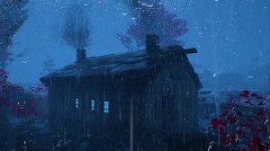 Глубокий сон дождливой ночью - Звуки дождя для сна - Избавьтесь от бессонницы, Учебы, Медитации