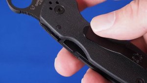 НОЖ SPYDERCO C223GPBK PARAMILITARY 3 S45VN BLACK USA